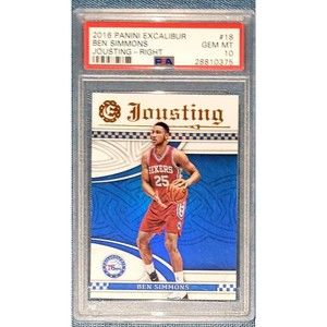 2016 PANINI EXCALIBUR (Jousting) BEN SIMMONS #18 PSA 10 GEM MINT